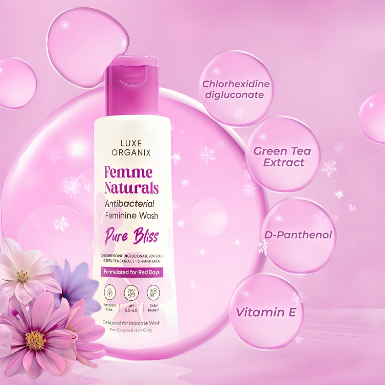 LUXE ORGANIX Femme Naturals Cool Bliss &  Pure Bliss 120ml