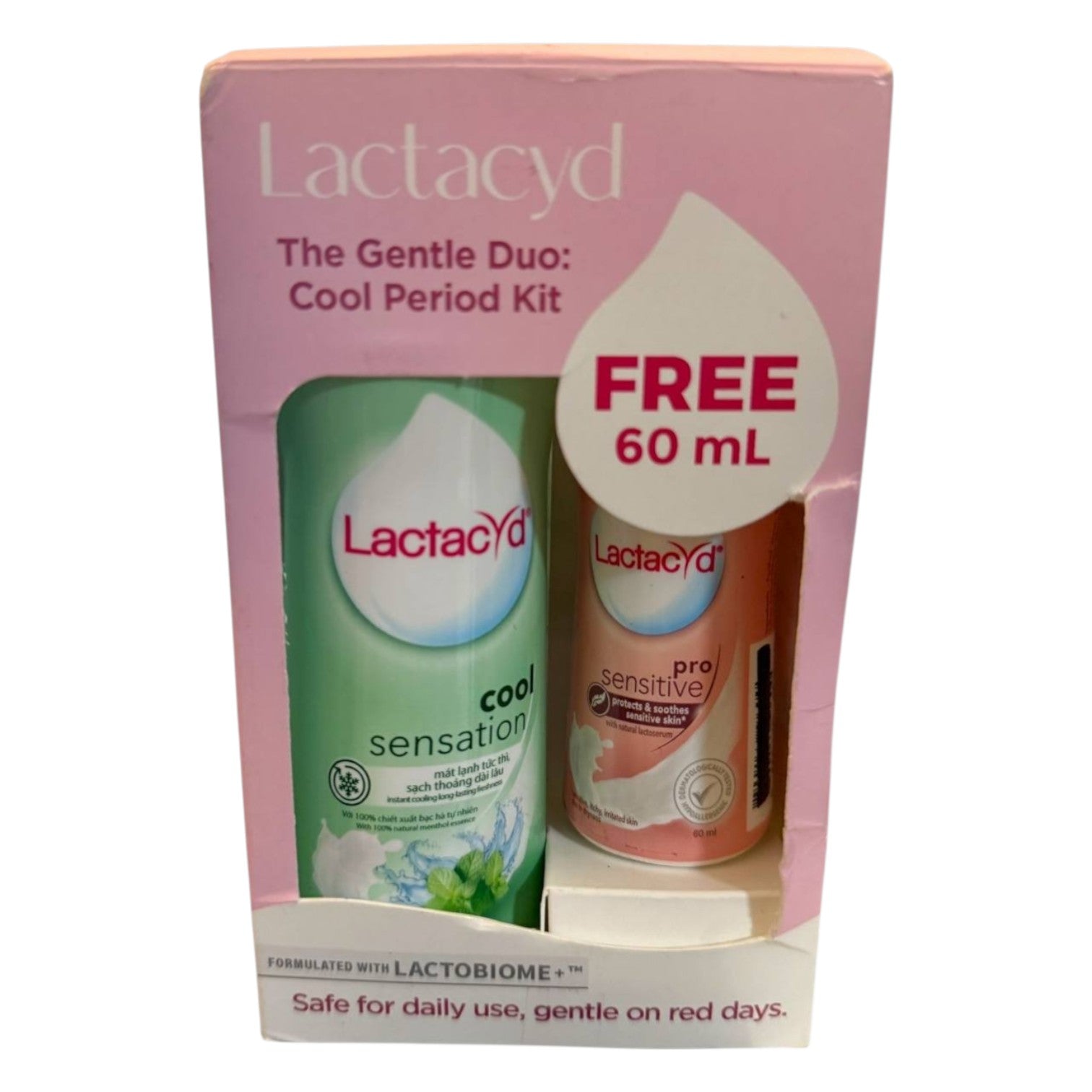 LACTACYD Gentle Duo Bundle (150 ml Cool Sensation + 60 ml Pro Sensitive