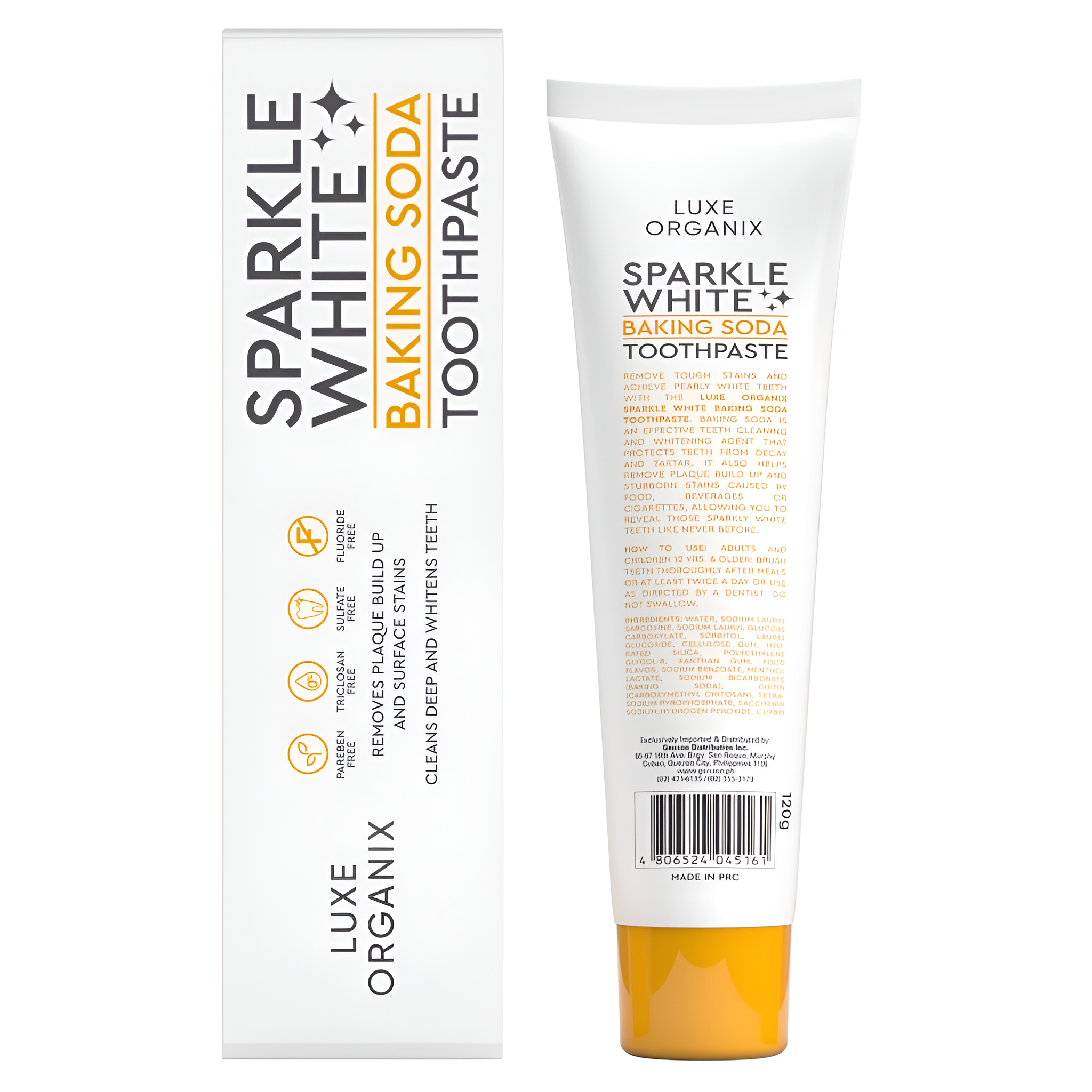LUXE ORGANIX Whitening Toothpaste 120g