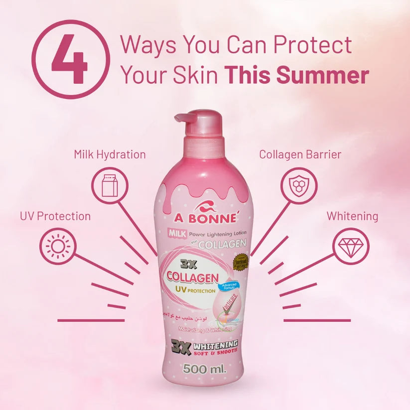 A BONNE Milk Power Lightening Lotion Plus Collagen 500ml