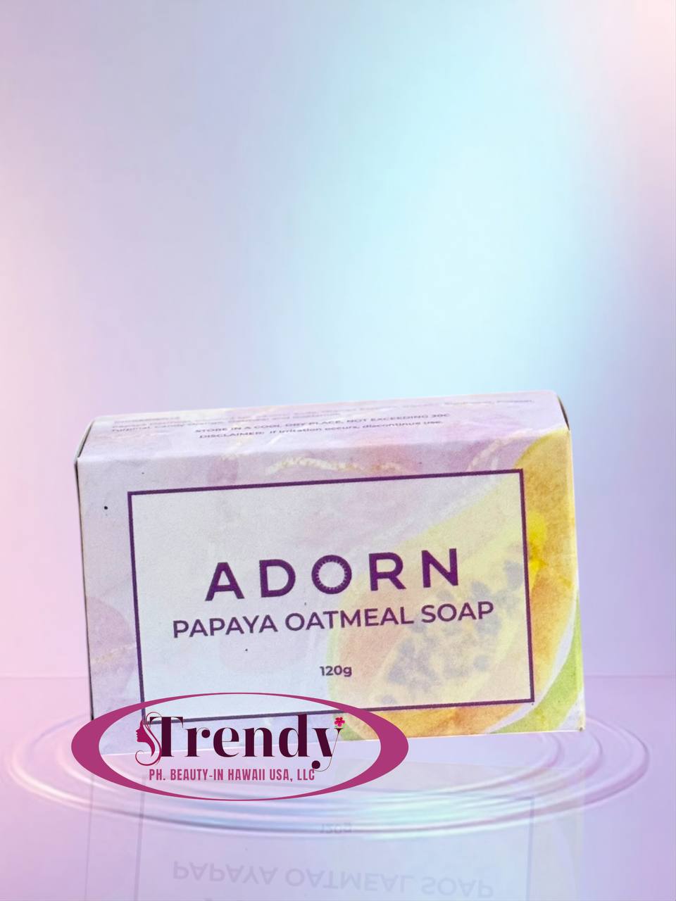 ADORN Papaya Oatmeal Soap 120g