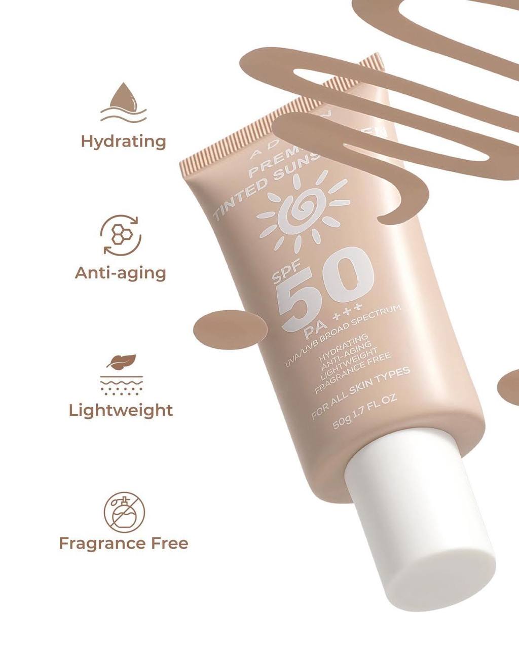 ADORN Premium Tinted Sunscreen 50g