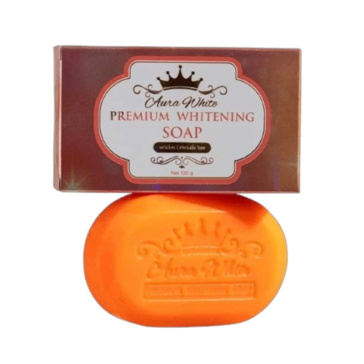 AURA WHITE PREMIUM WHITENING SOAP 120g