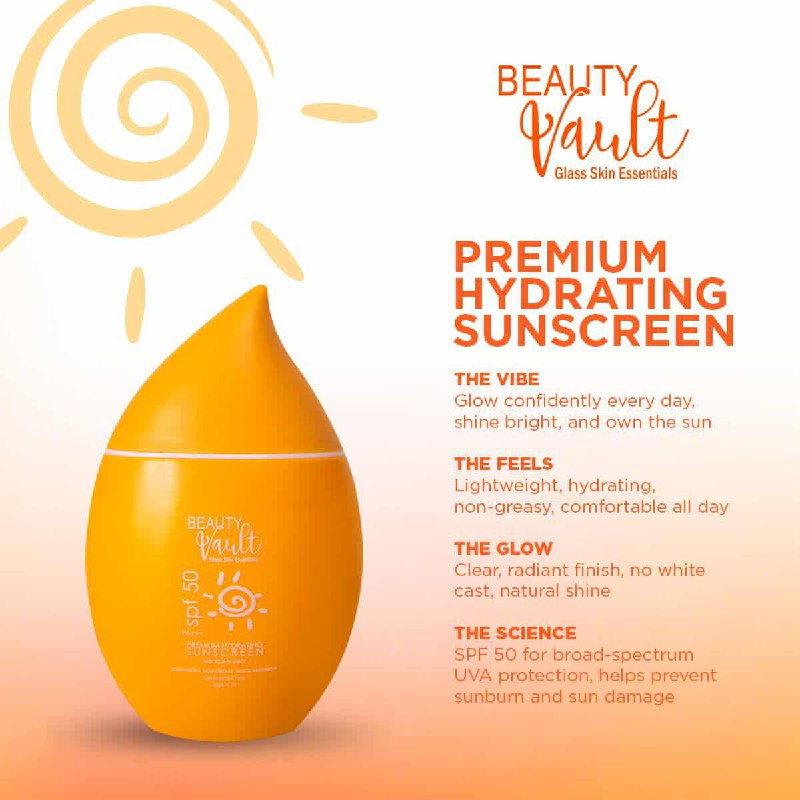 BEAUTY VAULT Premium  Hydrating Sunscreen Gel 50g