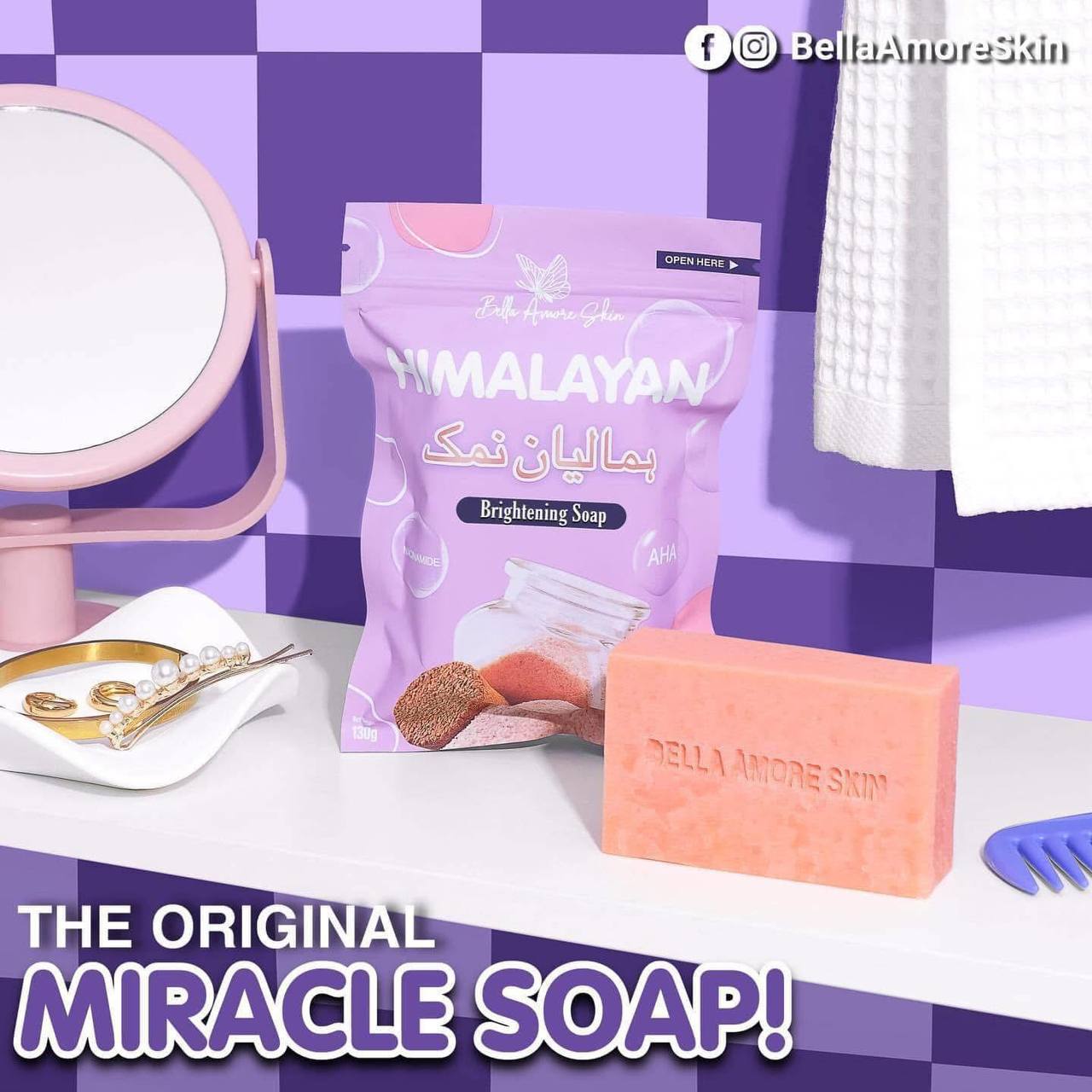 BELLA AMORE SKIN Himalayan Brightening Soap