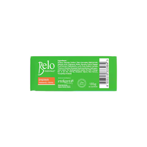 Belo Essentials Papaya Bar Soap 135g