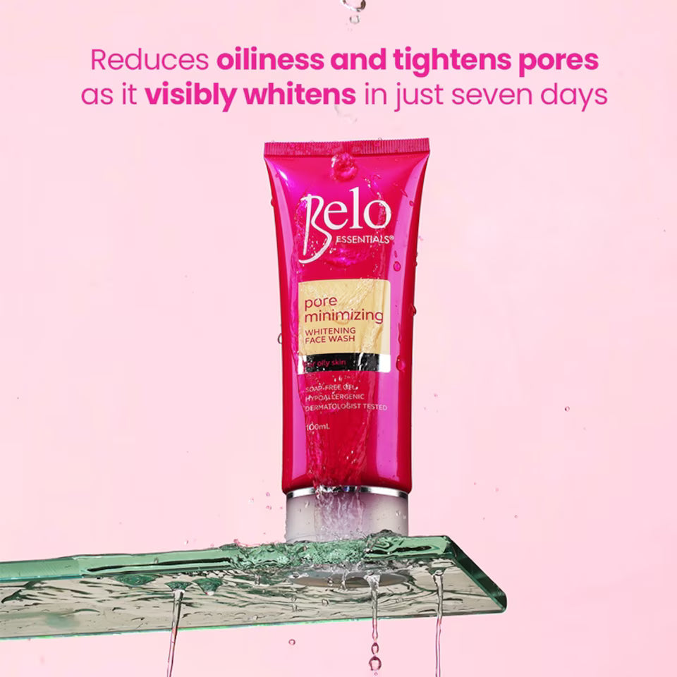Belo Essentials Pore Minimizing Whitening Face Wash (100mL)
