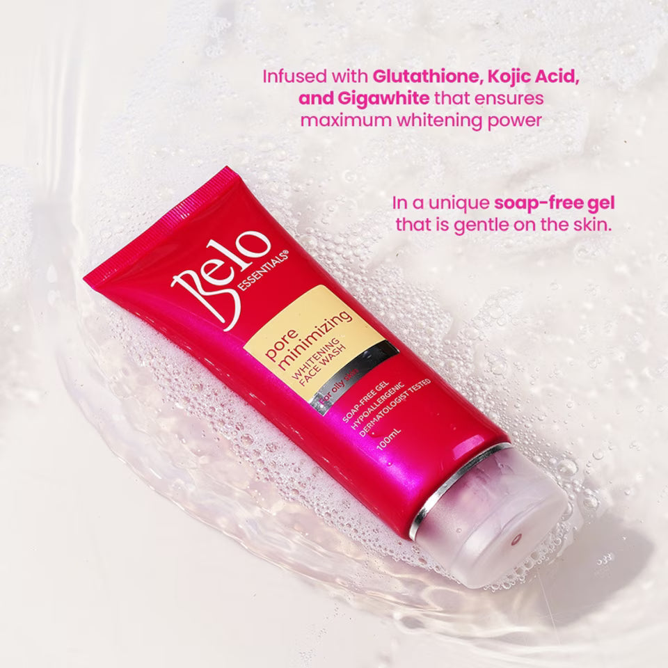 Belo Essentials Pore Minimizing Whitening Face Wash (100mL)