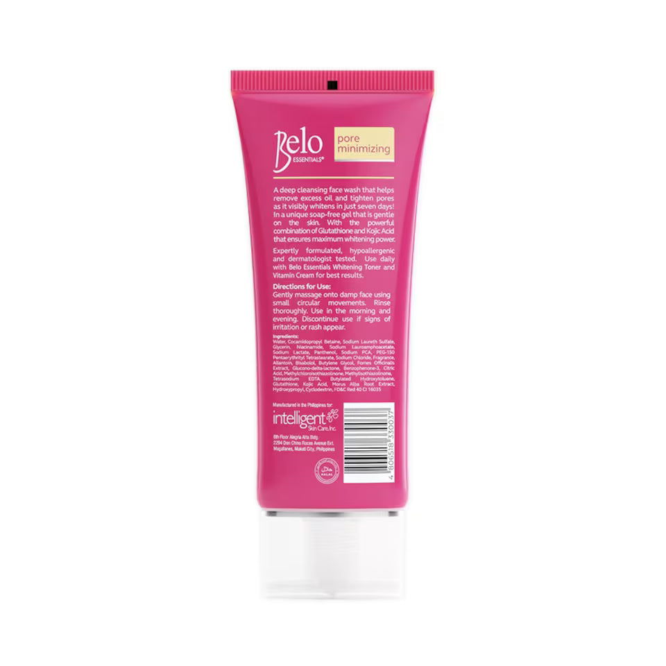 Belo Essentials Pore Minimizing Whitening Face Wash (100mL)