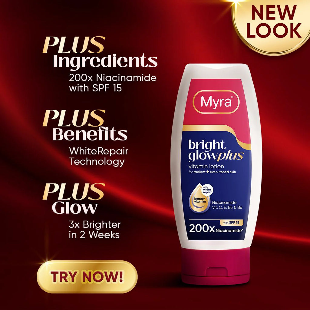 Myra BrightGlow Plus Vitamin Lotion 200ml