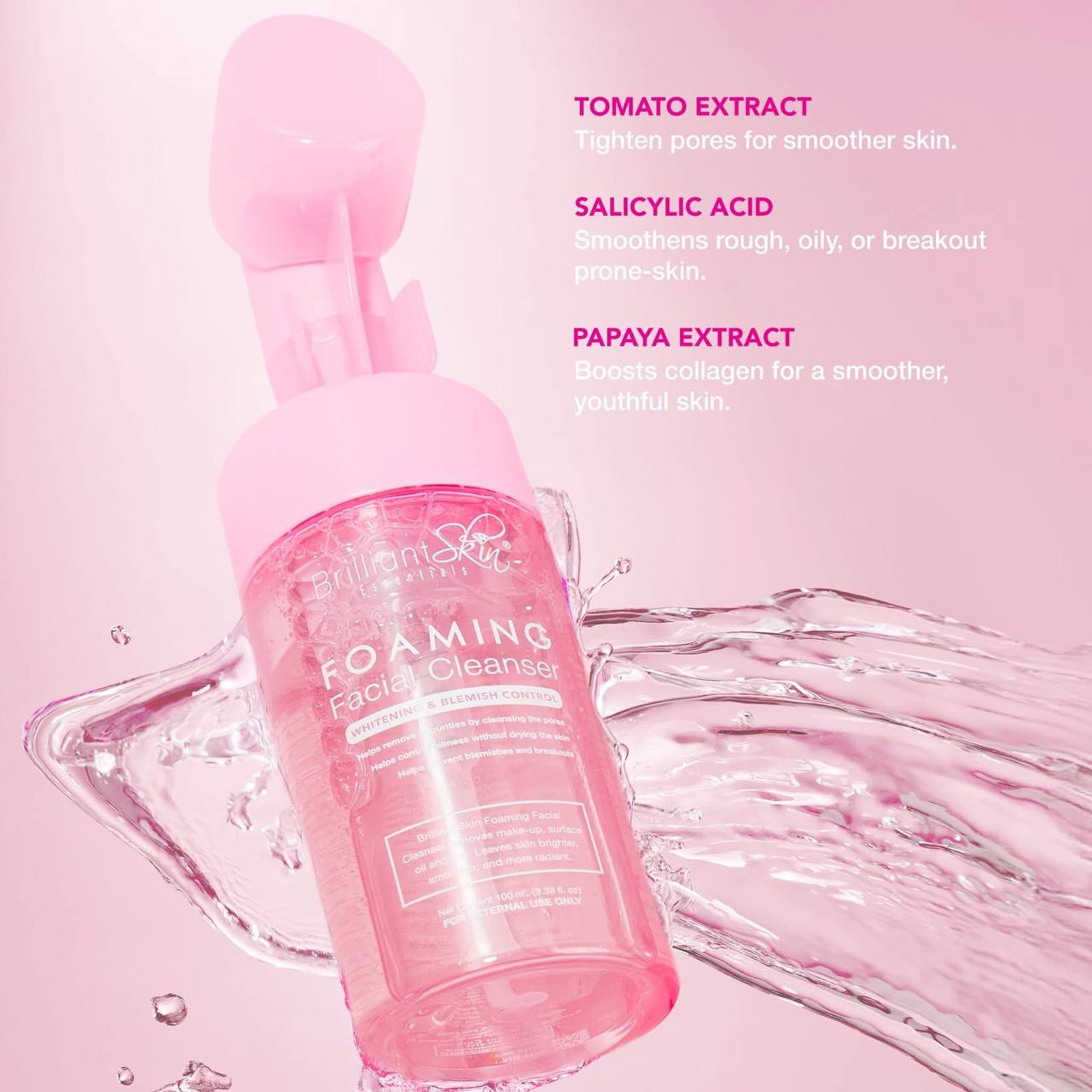 BRILLIANT SKIN ESSENTIALS Facial Foam Cleanser
