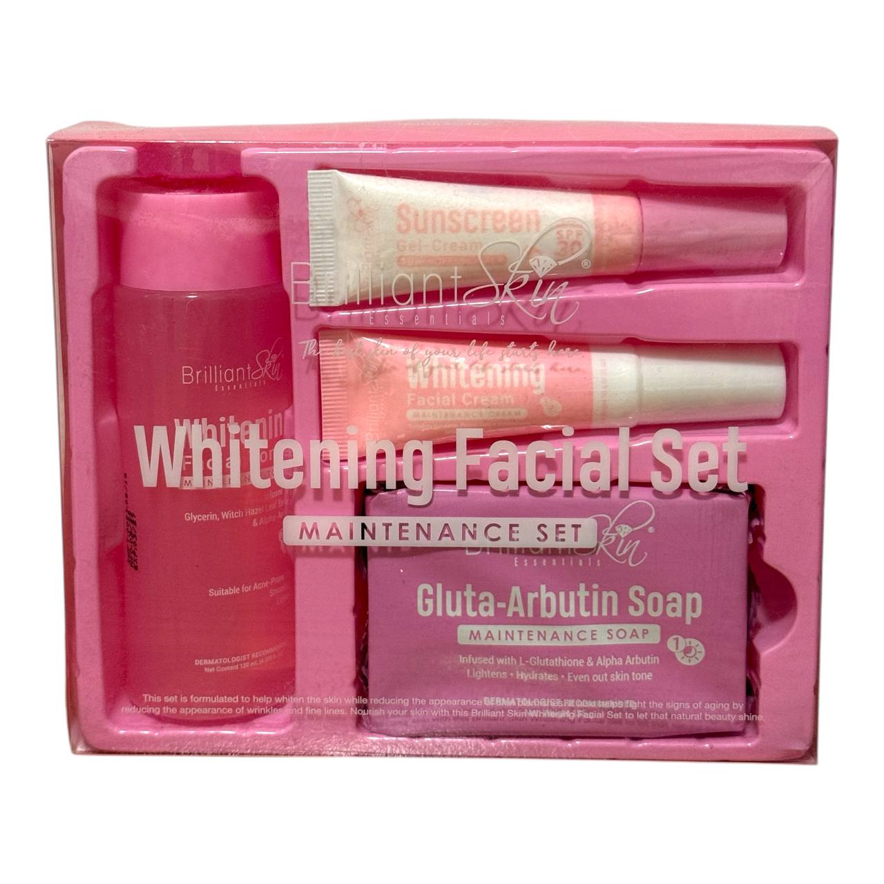 BRILLIANT SKIN ESSENTIALS Whitening Facial Set