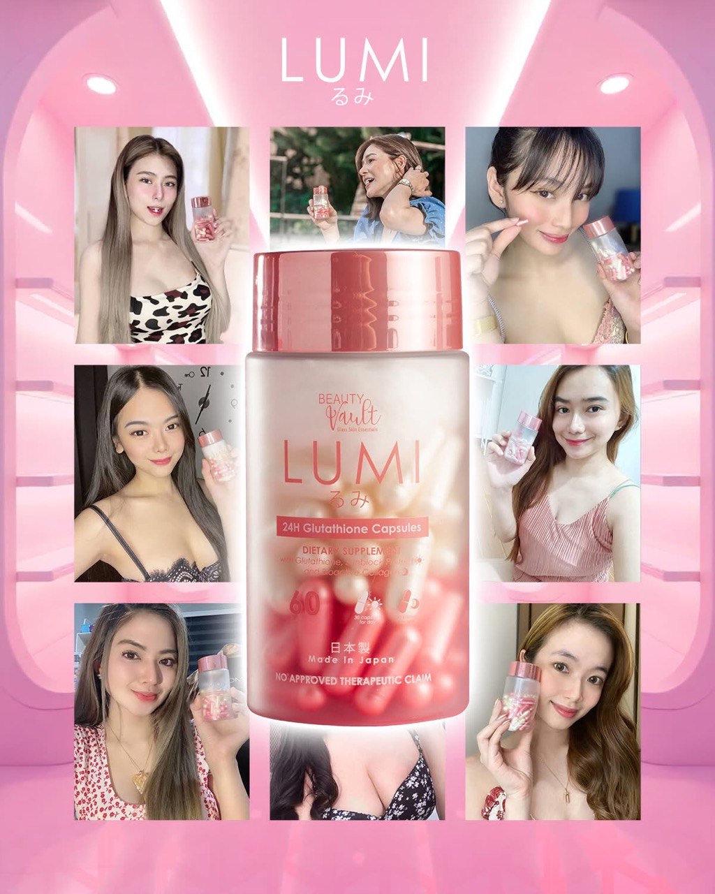 BEAUTY VAULT Lumi Collagen 60 Capsule