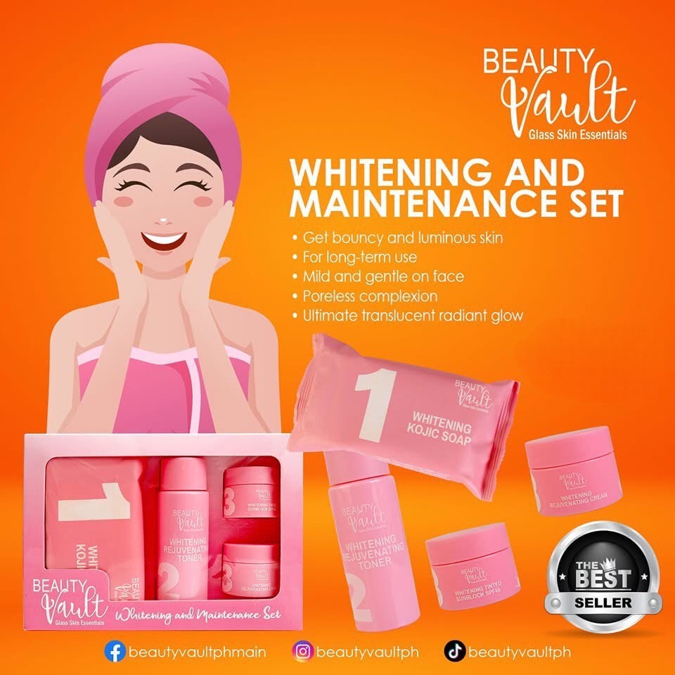 BEAUTY VAULT White*ing Maintenance Set