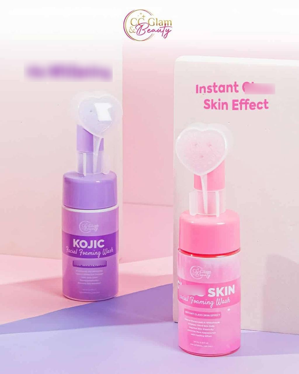 CC GLAM & BEAUTY Facial Glass Skin and Kojic Foam Wash