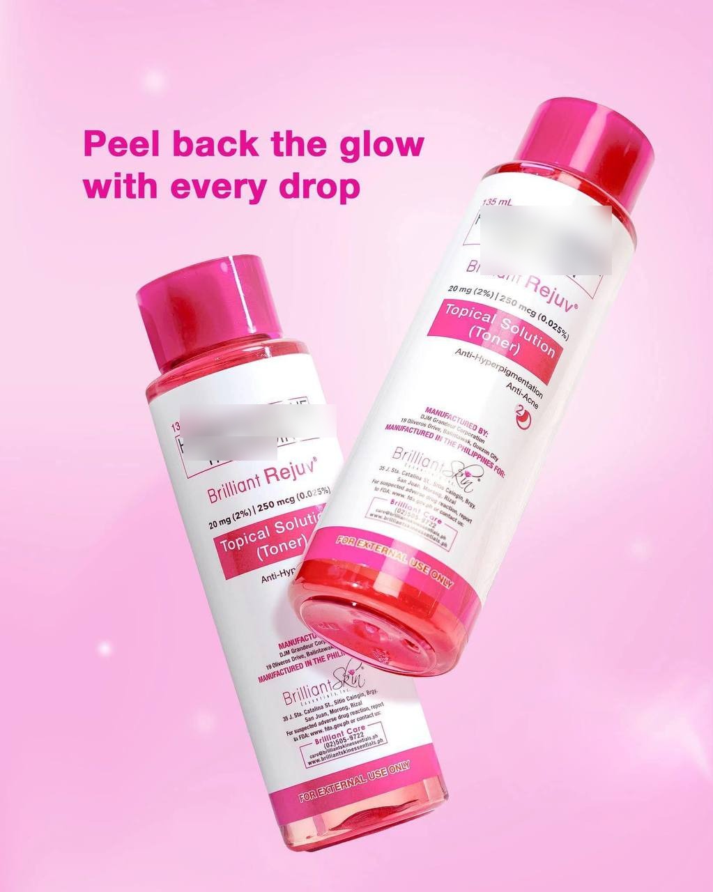 BRILLIANT SKIN Rejuvenating Facial Toner 135ml