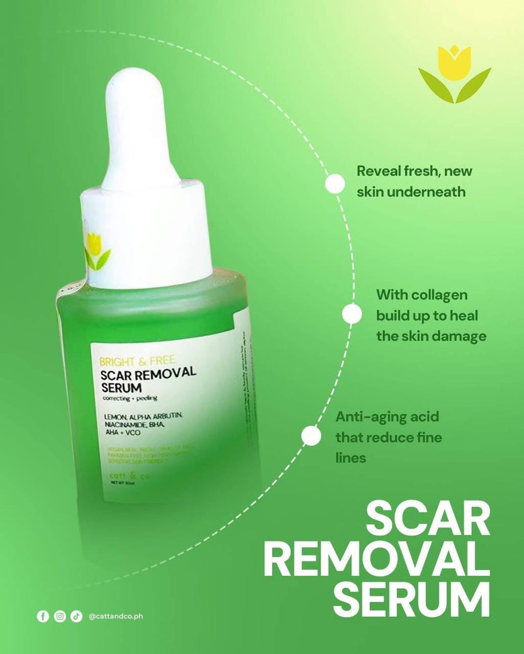 CATT & CO. Scar Removal Serum 30ml