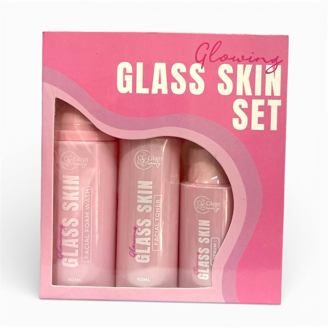 CC GLAM AND BEAUTY Glowing Glass Skin Set