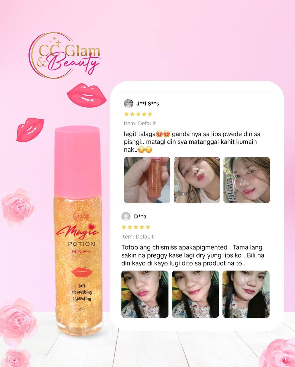CC GLAM AND BEAUTY Magic Potion Lip Serum