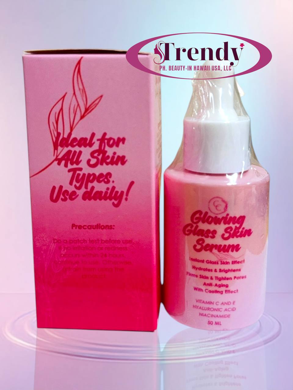 CC GLAM AND BEAUTY Glowing Glass Skin Serum 50ml