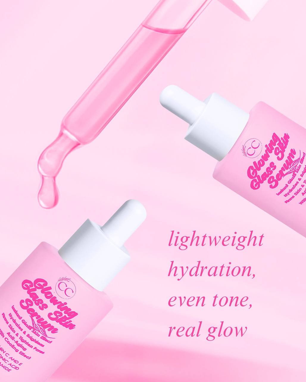 CC GLAM AND BEAUTY Glowing Glass Skin Serum 50ml