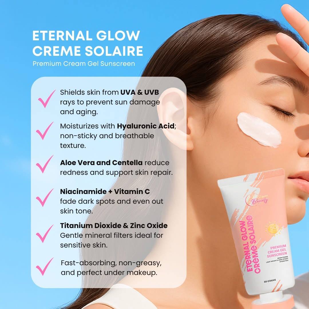 CC GLAM AND BEAUTY Eternal Glow Crème Solaire