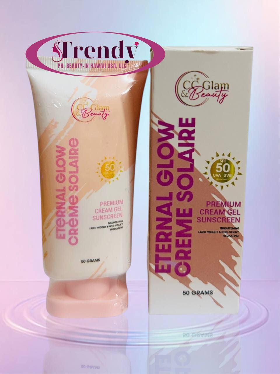 CC GLAM AND BEAUTY Eternal Glow Crème Solaire