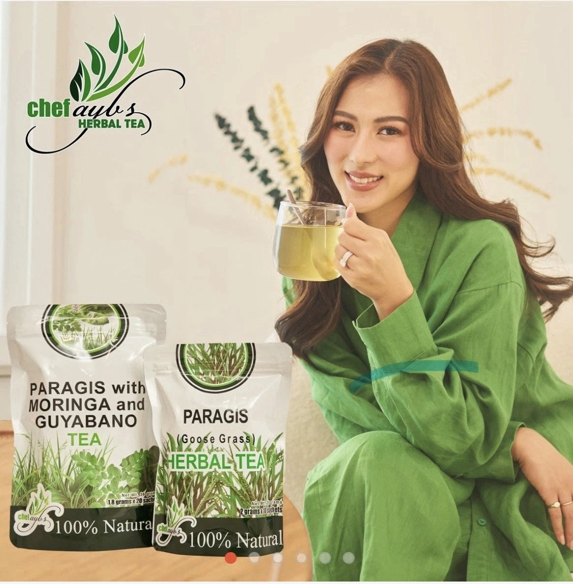 CHEF AYBS Paragis with Moringa and Guyabano Tea