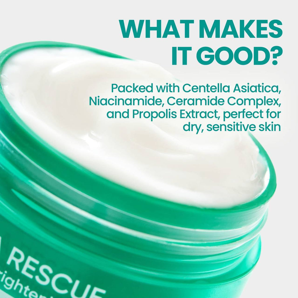 LUXE ORGANIX Cica Rescue Gentle Brightening Derma Relief Moisturizer