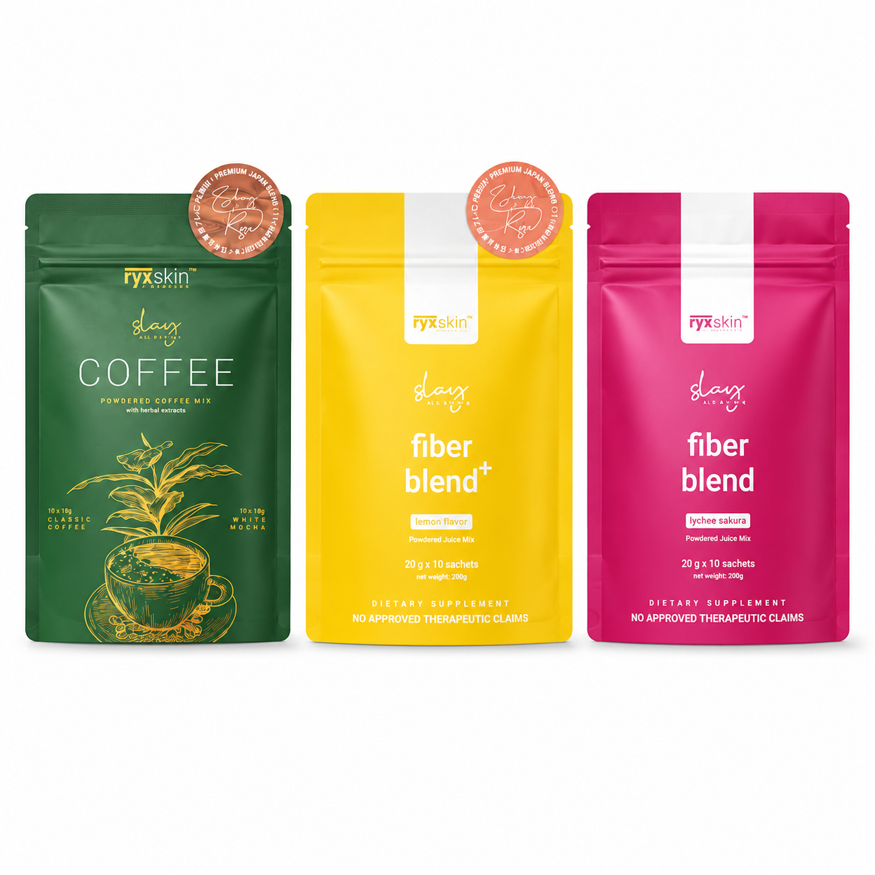 Ryx Coffee + Honey Lemon Fiber Drinks Collection