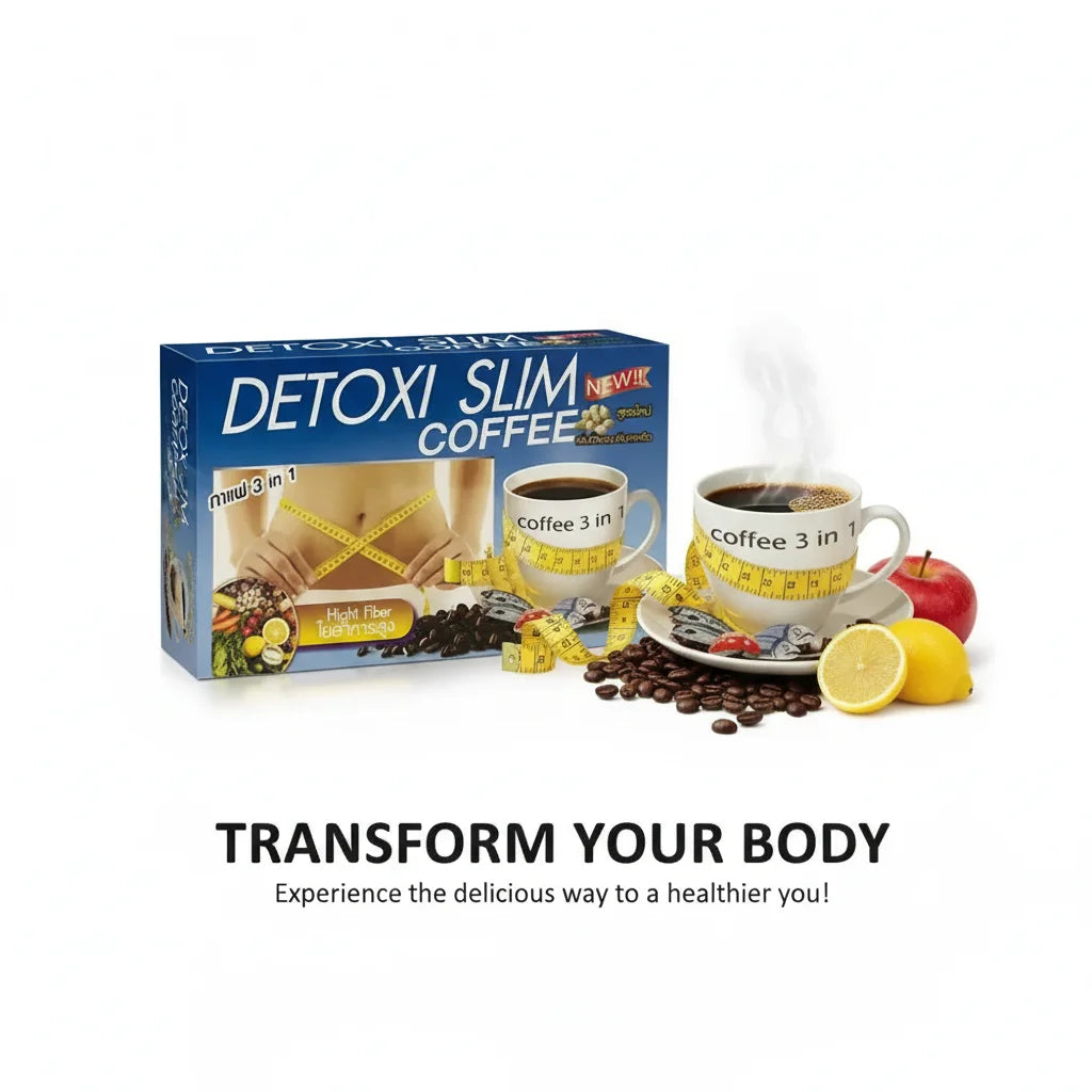 Detoxi Slim High Fiber 3 in 1 Coffee