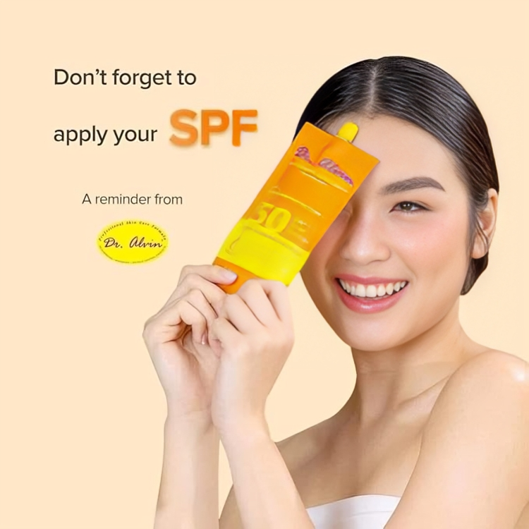 DR. ALVIN Whitening Sunscreen Cream-Gel SPF 50+ PA++++