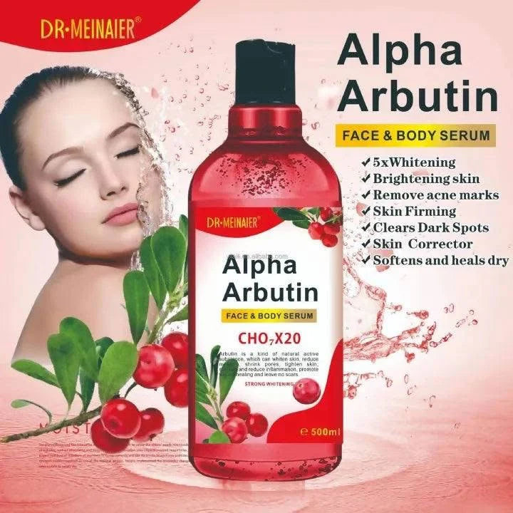 DR. MEINAIER Alpha Arbutin Face & Body Serum CHO7X20 500 ml