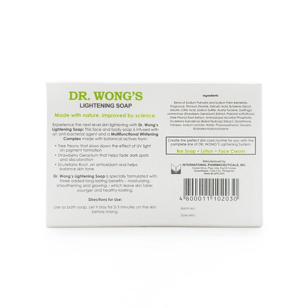 Dr. Wong's Lightening System Lightening Soap 60g