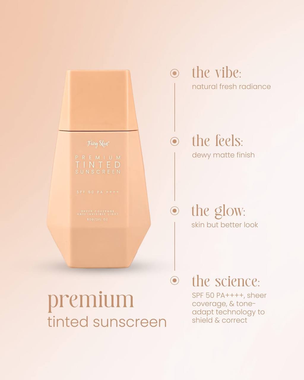 FAIRY SKIN Tinted Sunscreen-50g