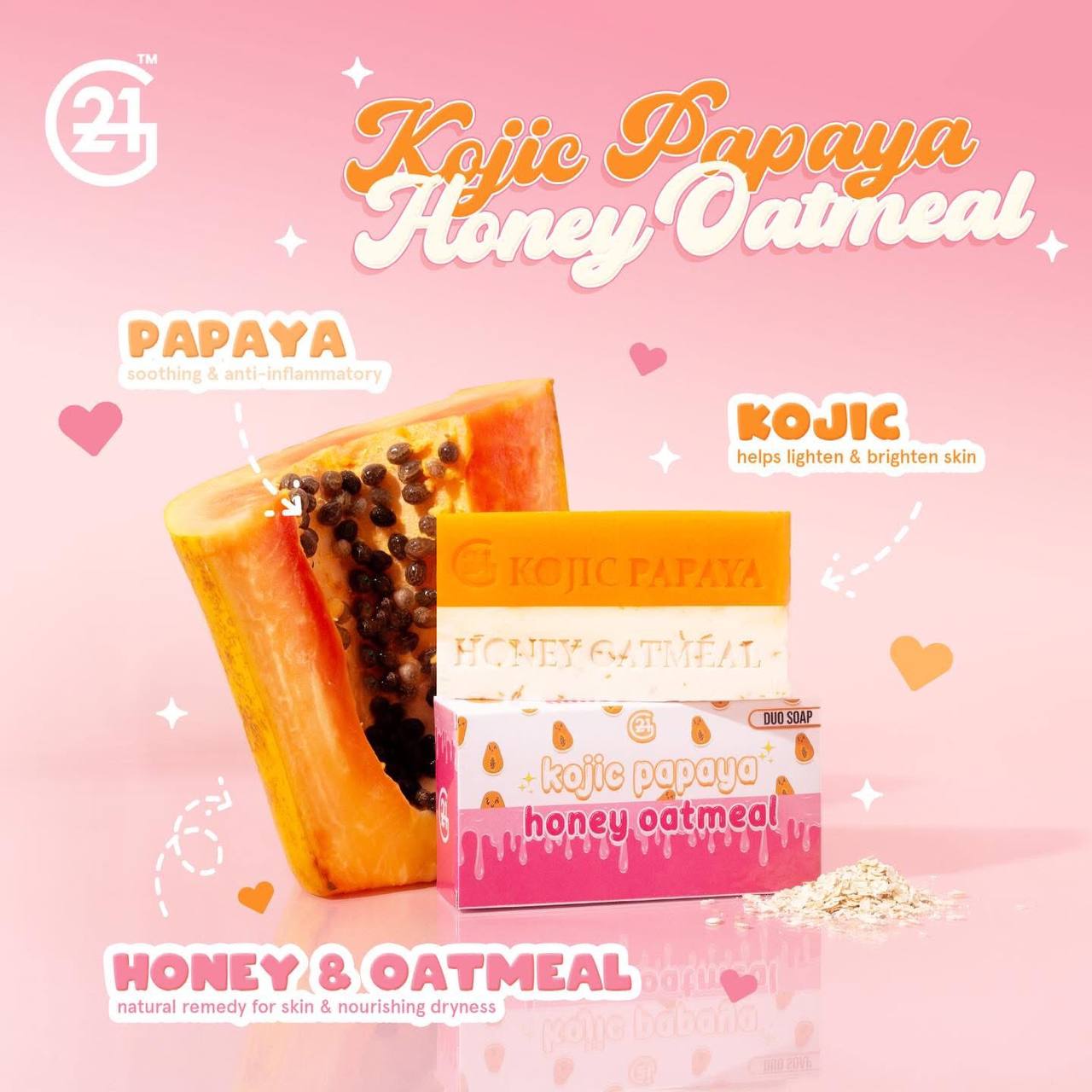 G21 Kojic Oatmeal Soap