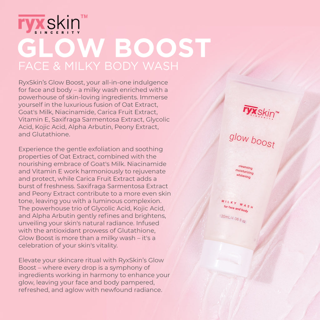 RYXSKIN Glow Boost Milky Wash - Mini Size 50 ml