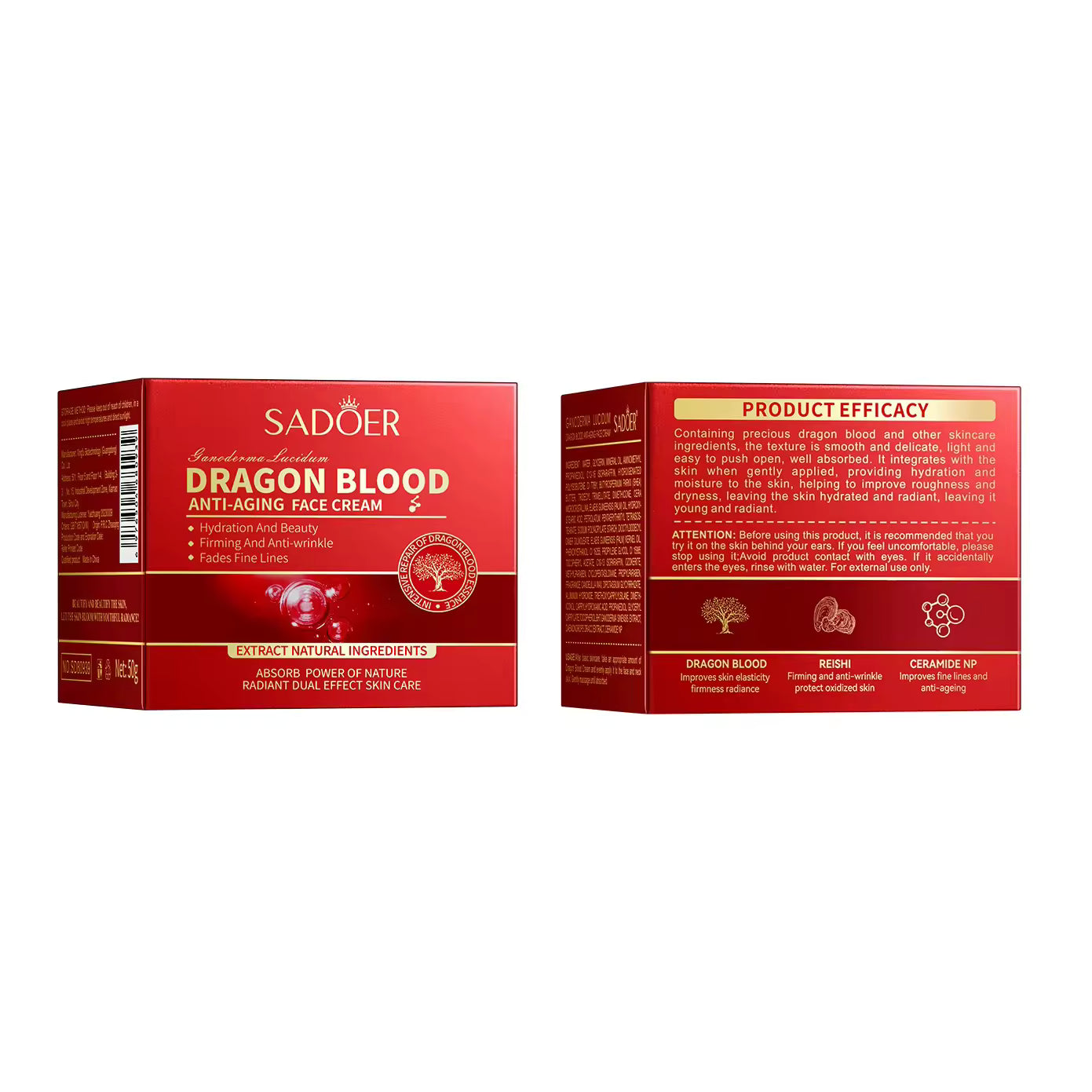 SADOER Dragon Blood Anti-Aging Face Cream 50g