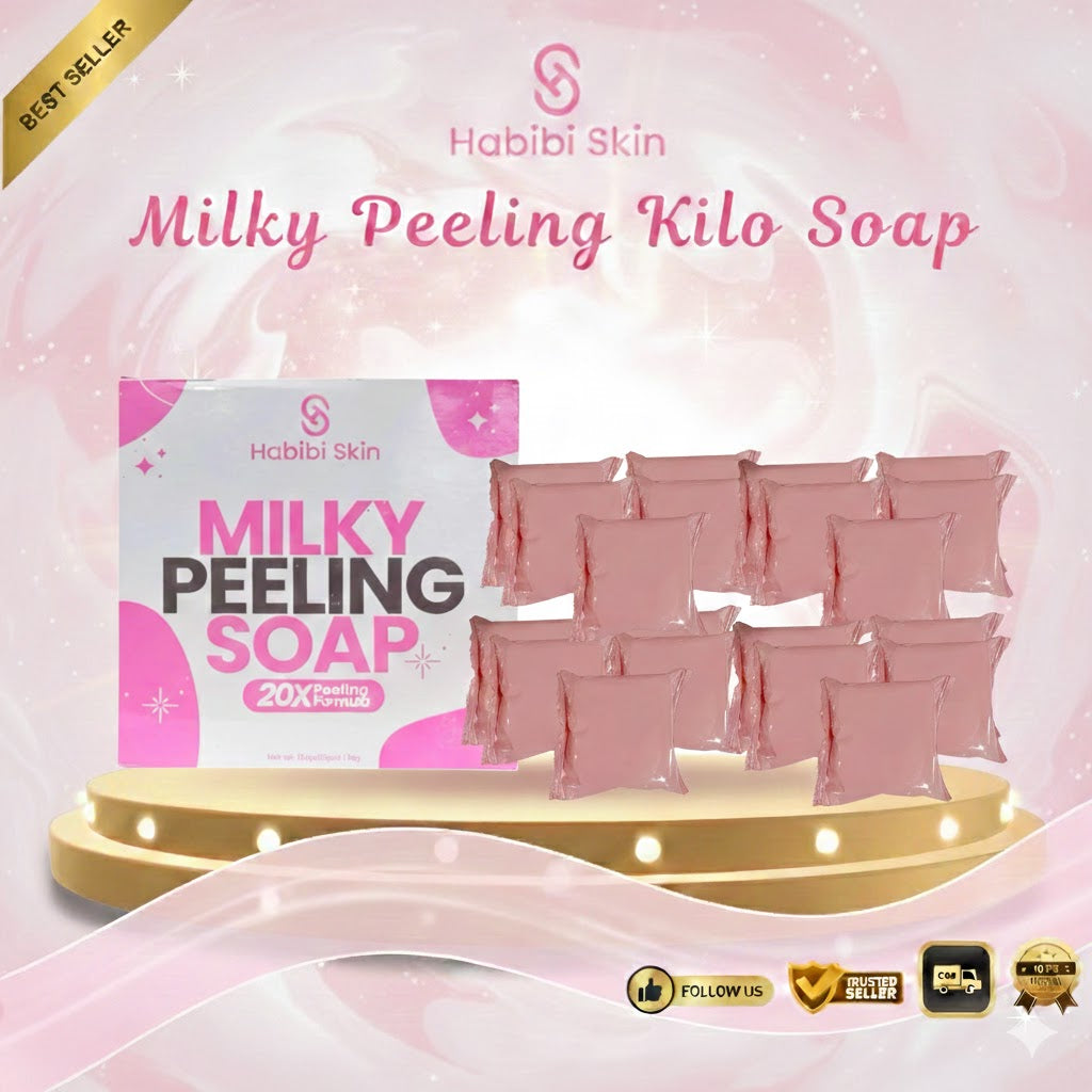HABIBI SKIN ESSENTIALS Milky Peeling Soap (20pcs)