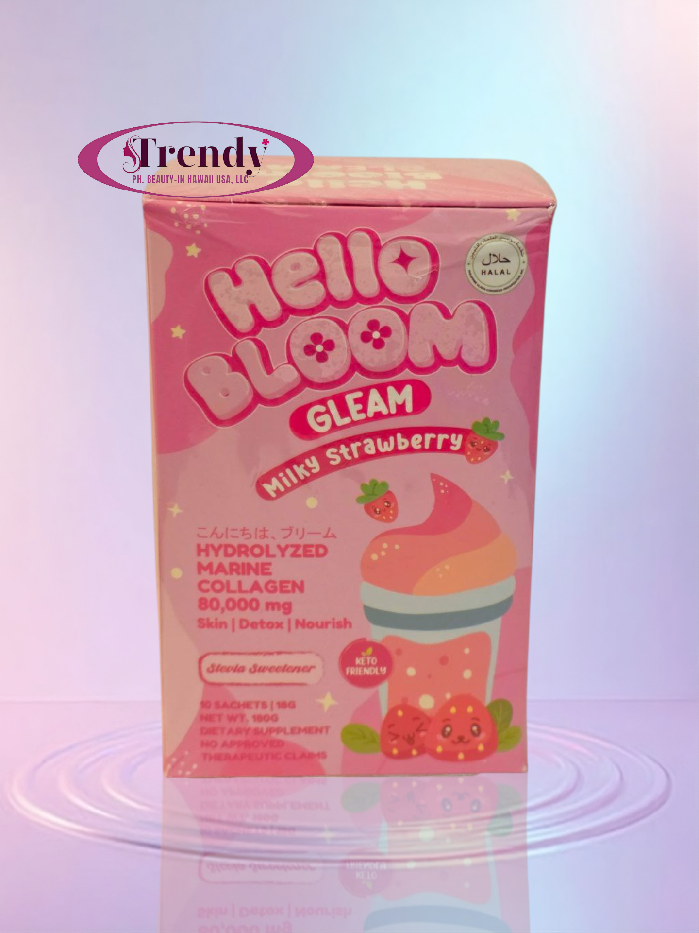 HELLO BLOOM Gleam Milky Melon & Strawberry