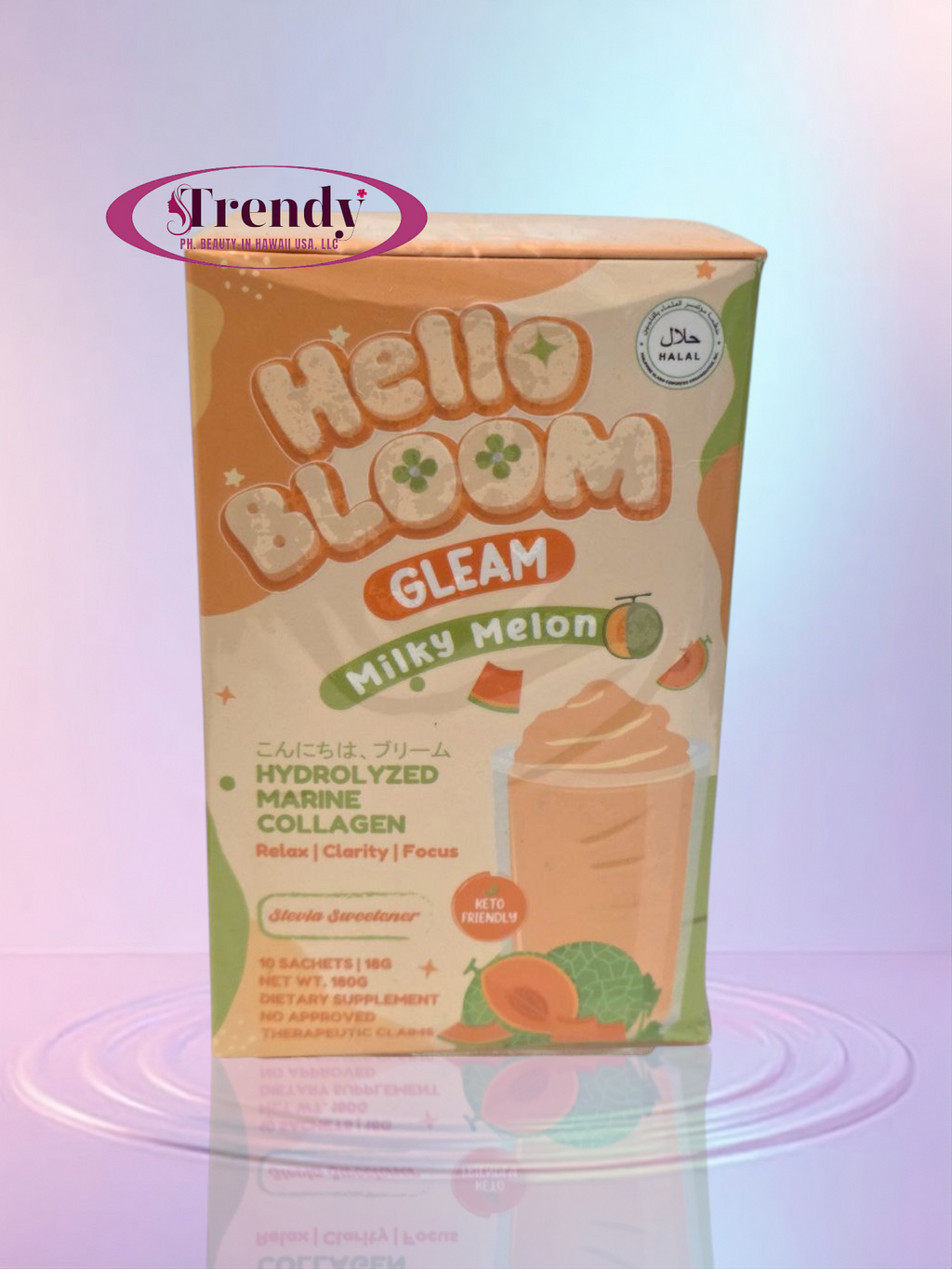 HELLO BLOOM Gleam Milky Melon & Strawberry