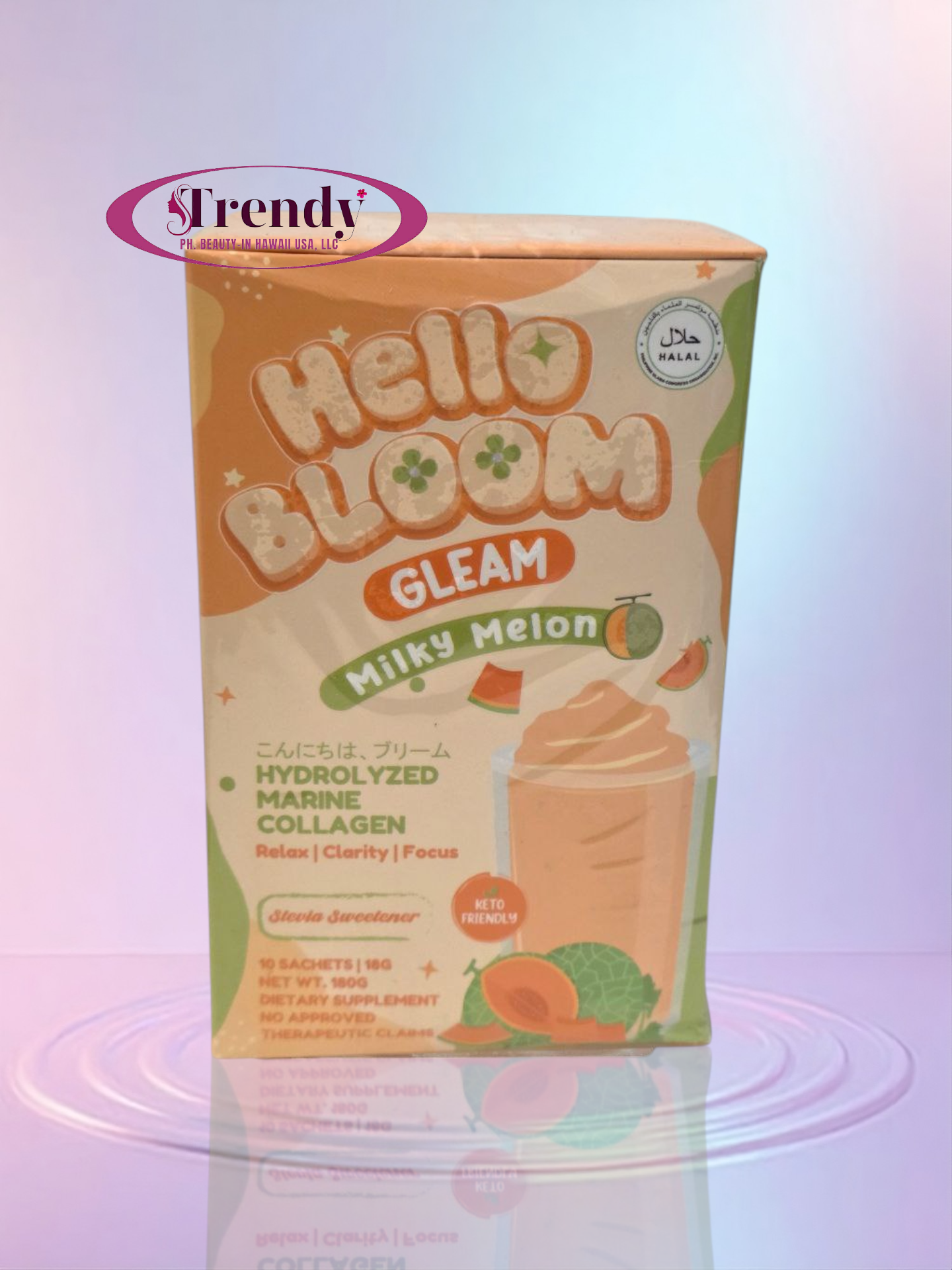 HELLO BLOOM Gleam Milky Melon & Strawberry