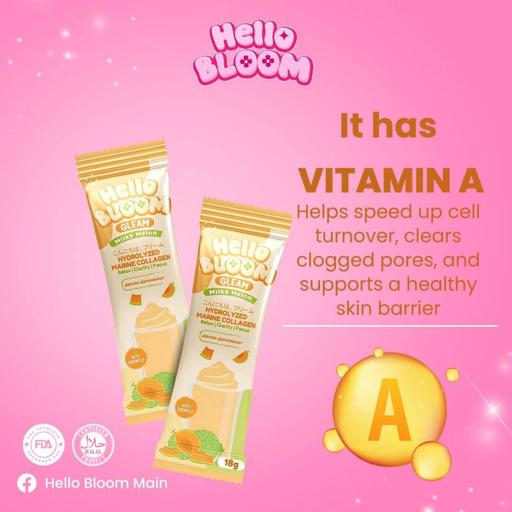 HELLO BLOOM Gleam Milky Melon & Strawberry