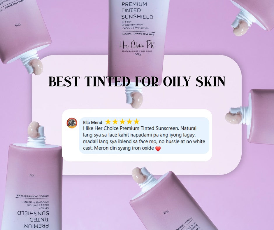 Her Choice PH Premium Sunshield Duo SPF 50 (Tinted + Non-Tinted)