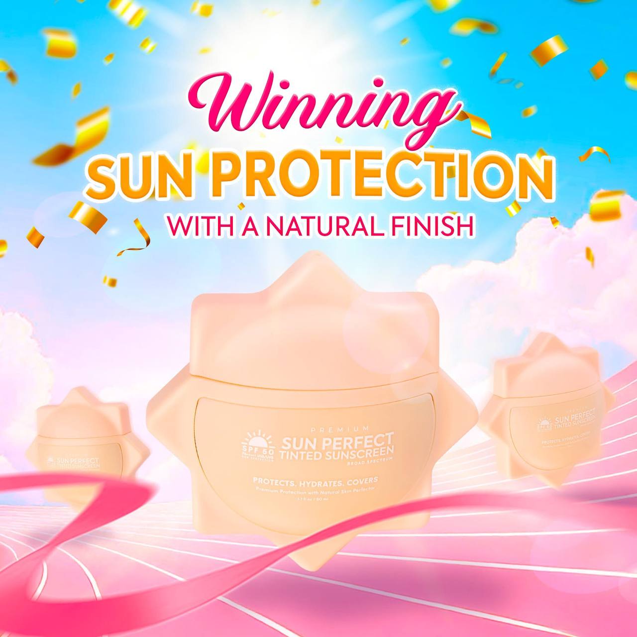 HIKARI SKIN ESSENTIALS Sun Perfect Tinted Sunscreen