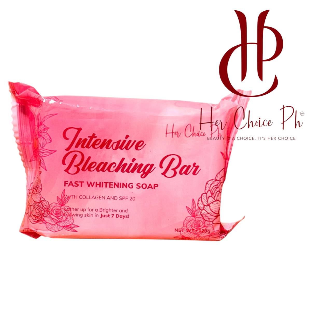 Her Choice PH Intensive Whitening Soap (Bleaching Bar & Kojic Papaya) – 120g