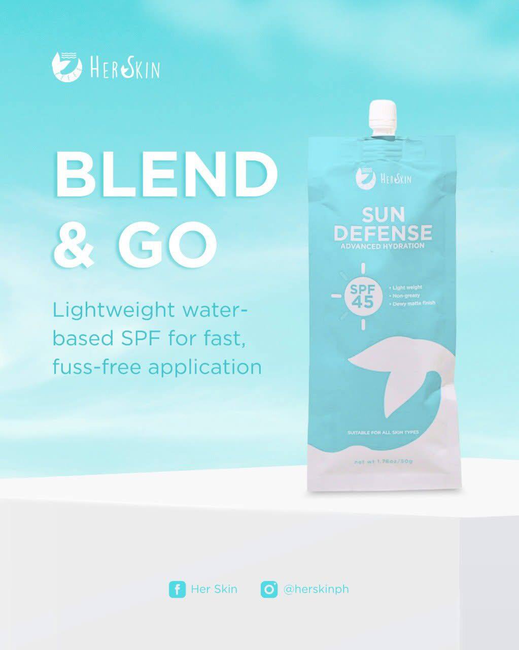 HerSkin Sun Defense SPF 45