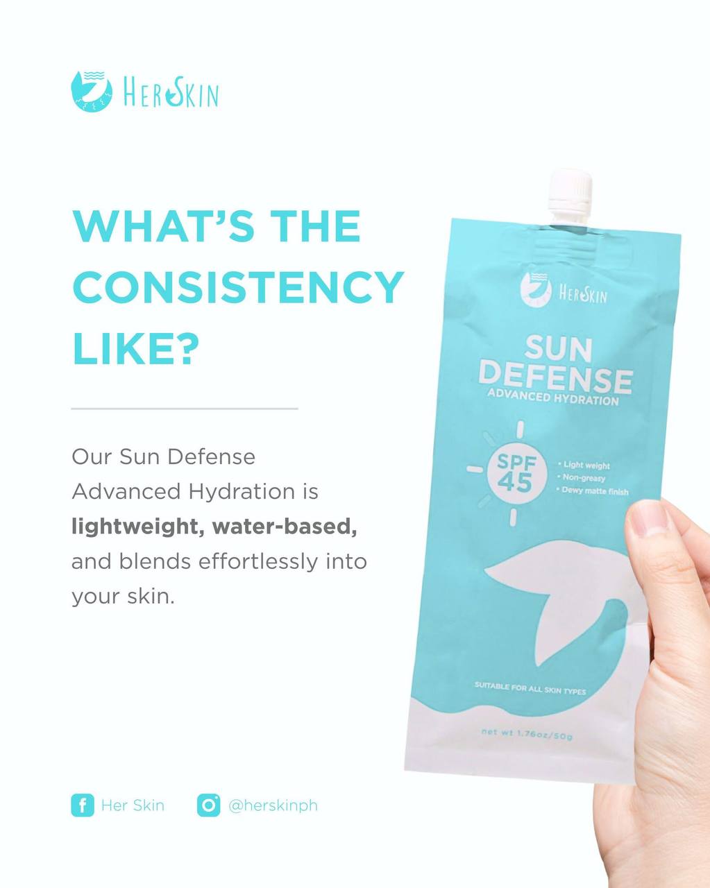 HerSkin Sun Defense SPF 45