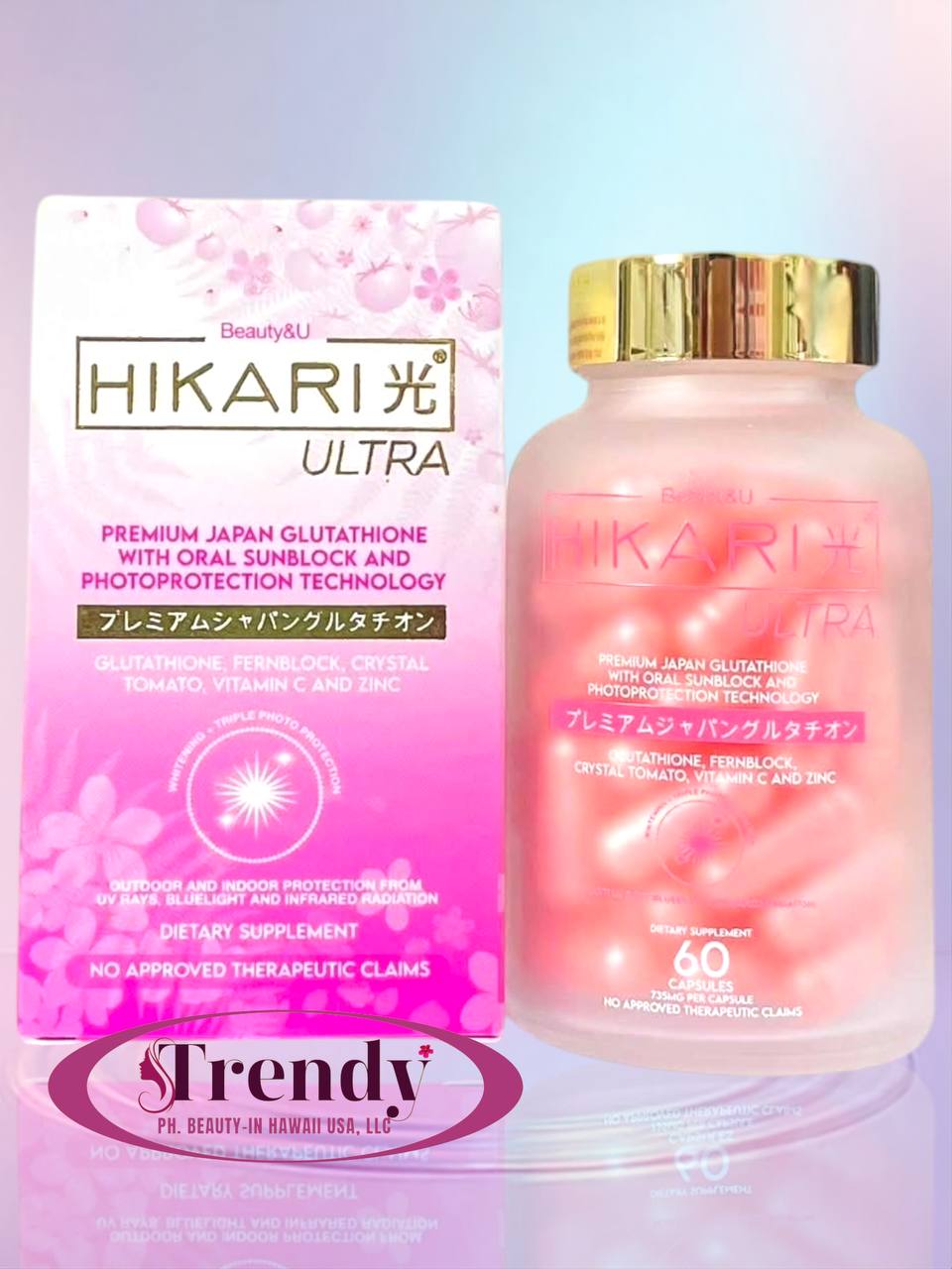 Hikari Ultra Glutathione- 60 capsules