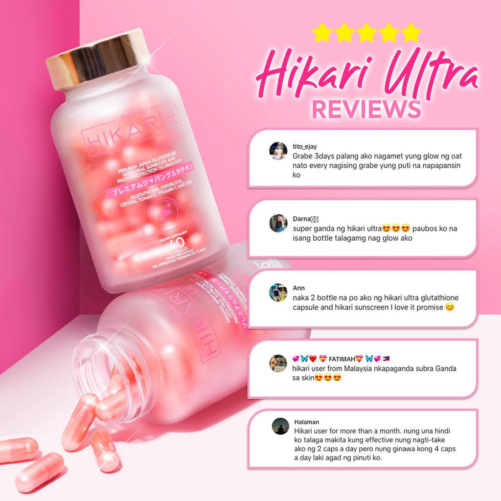 Hikari Ultra Glutathione- 60 capsules